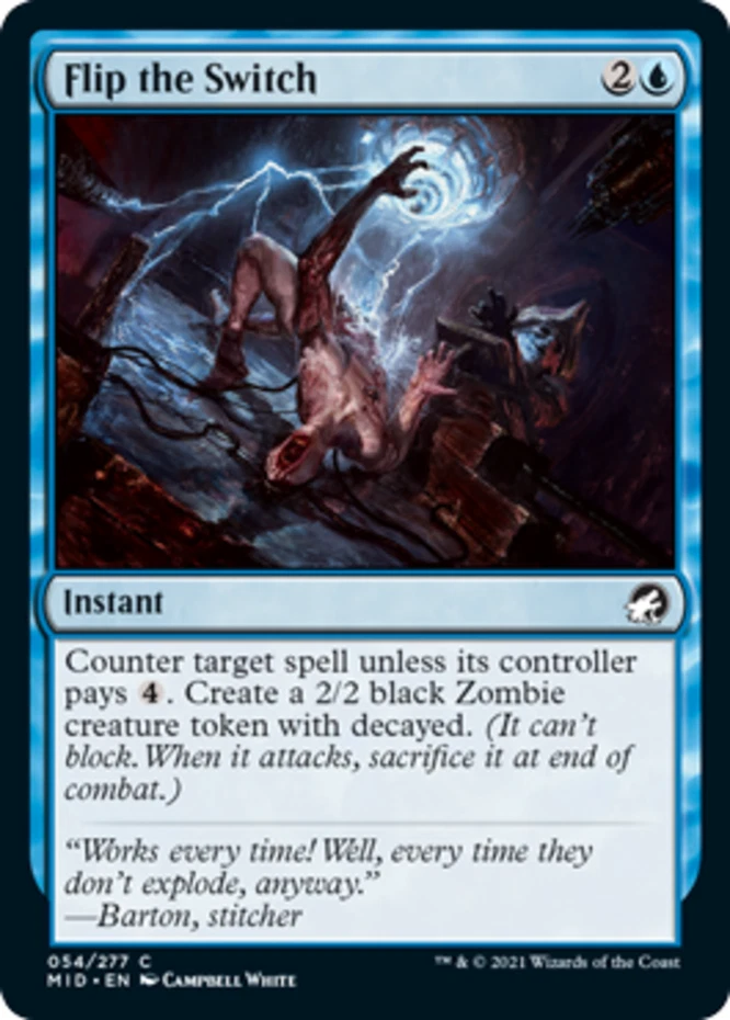 x1 Flip the Switch - Innistrad: Midnight Hunt - NM - MTG - Image 1 of 1