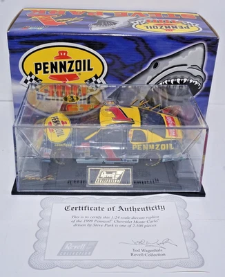 Steve Park 1999 Colección Revell Pennzoil 400 Mandíbulas Chevy # 1 Die-cast 1:24 Nuevo Foto 1 de 4
