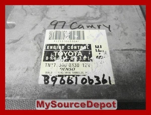 1997 TOYOTA CAMRY ENGINE COMPUTER ECM 8966106361 - Picture 1 of 4