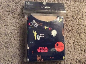 BNIP New Baby Gap Star Wars Blue Cotton Shorts Pyjamas - Age 2 Years - Picture 1 of 4