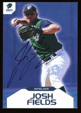 2007 Charlotte Knights JOSH FIELDS Signed Card autograph AUTO white sox