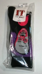 It the Movie Pennywise Black Light Crew Socks Shoe Size 8-12, NWT - Picture 1 of 3