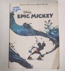 Disney Epic Mickey Prima offizieller Spielführer Buch - Bild 1 von 2