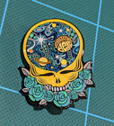 Danny Steinman Space Your Face Pin Stealie Aqua Yellow Sea Wolf Roses Ed 200