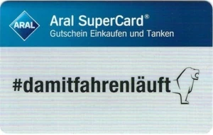 Aral Super Cards - damitfahrenläuft mit Büssing Lkw Logo - Bild 1 von 1