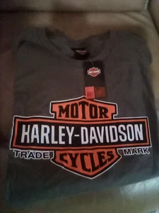 Harley-Davidson T-Shirt Grau von Oconomowoc Wisconsin Herren Gr. 4XL Neu mit Etikett - Bild 1 von 5