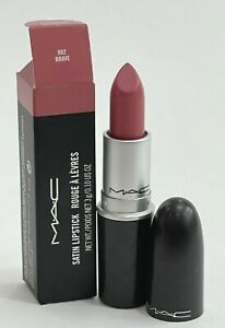 Mac Satin Lipstick - 802 Brave - 0.10 fl oz / 3 g New In Box