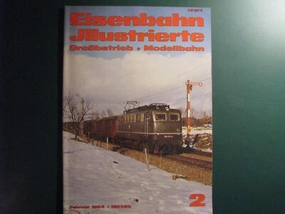 "Eisenbahn Illustrierte"     Nr. 2   Februar  1984   Großbetrieb * Modellbahn - Bild 1 von 4