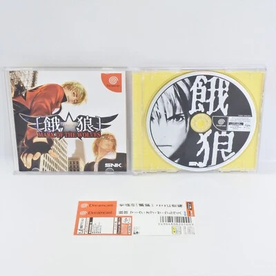 Dreamcast GAROU Mark of The Wolves Yellow Spine * 2245 Sega dc - Image 1 of 4