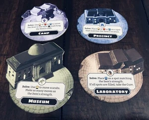 Horrified Game Extra/Reemplazo Juego Tablero Mapa Superposición Paquete De Las 4 Piezas - Imagen 1 de 12