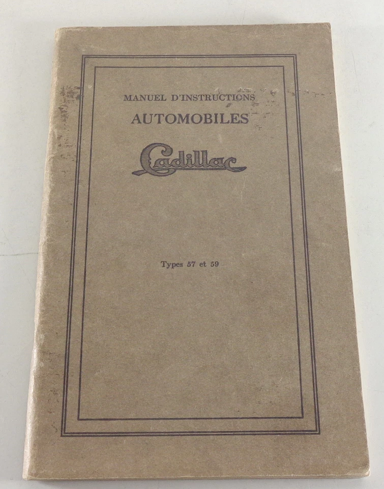 Manuale Di Istruzioni Cadillac Series 57 / 59 / 61 Del 1921 - Immagine 1 di 1