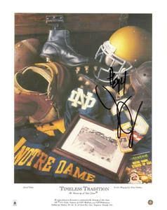 JARRON JONES SIGNED 8X10 FOTO UNIVERSITY OF NOTRE DAME FOOTBALL HANDSIGNIERT - Bild 1 von 1
