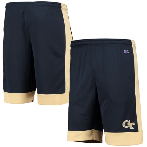 Men's Navy Georgia Tech Yellow Jackets Outline Shorts Cover