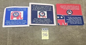 Republican National Committee Convention Emaille Hut Anstecknadeln - Menge 4 - Bild 1 von 5