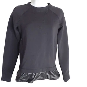 IVIVVA LULULEMON Black Star Gazer Spacer Pullover SZ 12 Long Sleeve Rashguard - Picture 1 of 8