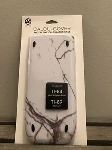 Calculator Cover Marble TI84 Silver,84+,89 Compatible - Picture 1 of 2