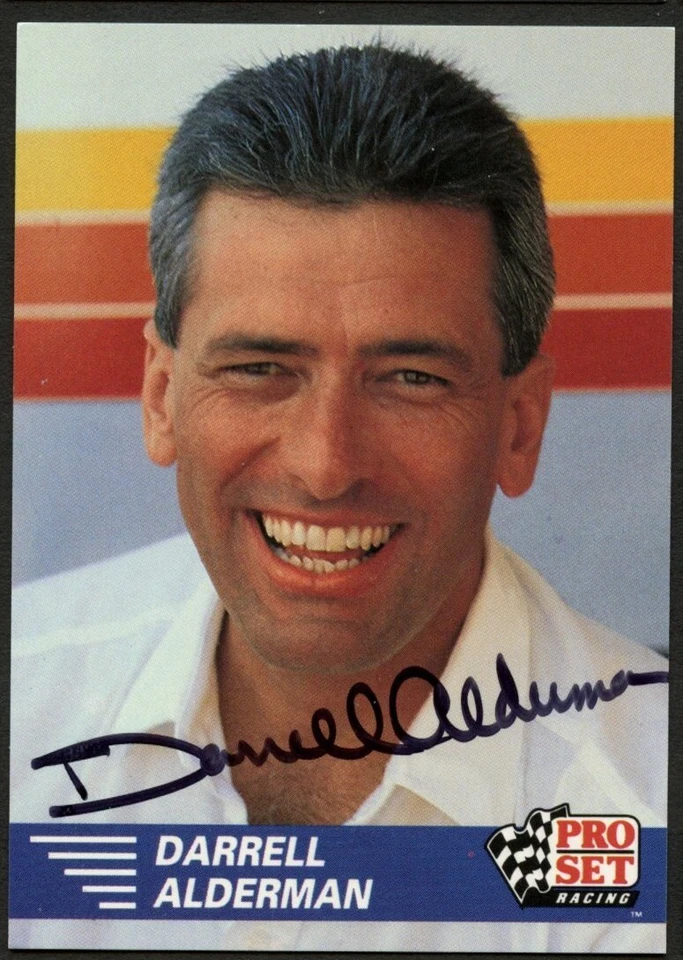 Darrell Alderman #34 signed autograph auto 1991 Pro Set  NHRA Trading Card - Image 1 of 1