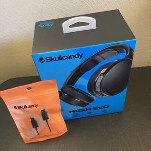 Skullcandy Hesh Evo S6HVW True Black Over Ear Headphones Wireless Bluetooth - Imagen 1 de 6