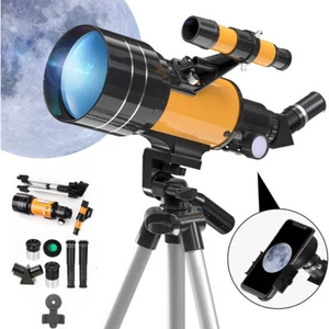 Teleskop Kinder Einsteiger 300/70mm Teleskop Astronomie mit Verstellbarem Stativ - Bild 1 von 15