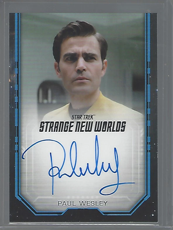 Star Trek Strange New Worlds Season 2 Paul Wesley (Bordered) Autograph - Bild 1 von 1