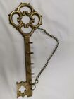 Vintage Brass Key Shape Key Holder Wall Hanging Hook Rack For Keys ID1089 B51