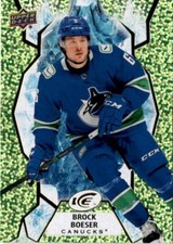 2021-22 UD Green [AA1] #12 Brock Boeser - Vancouver Canucks