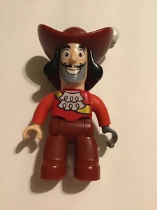 LEGO Duplo Captain Hook Disney Jake Peter Pan figure Never Land Pirates - Picture 1 of 2