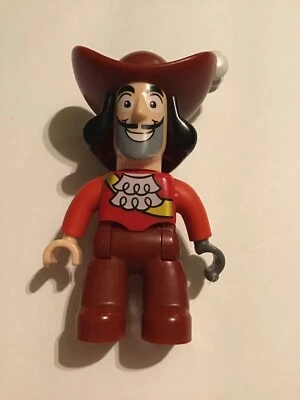 LEGO Duplo Captain Hook Disney Jake Peter Pan figure Never Land Pirates - Image 1 of 2