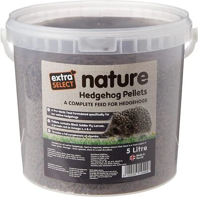 Extra Select "Nature" Complete Hedgehog Pellet Food Tub, 5 Litre