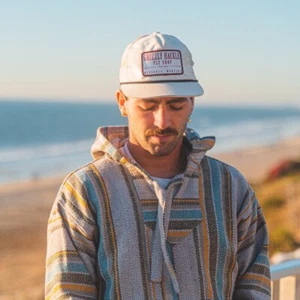 Drug Rug Baja Hoodie | Mexican Poncho with Soft Inner Lining S-XXXL - Picture 1 of 6