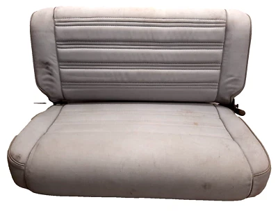 ✅Jeep Wrangler YJ CJ 76-95 Factory OEM Fold Tumble Rear Seat Light Grey Gray #3 - Image 1 of 4