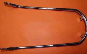 TRIUMPH T140 T150 T160 CHROME BOTTOM FRONT MUDGUARD STAY 1973 ON 97-4552 UK MADE - Picture 1 of 2