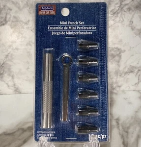 NIP Artminds Mini Punch Set 8pc Hole Punch Set New - Picture 1 of 2