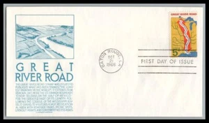 US FDC # 1319 5c Great River Road Anderson 1966, 9p2321 - Picture 1 of 1