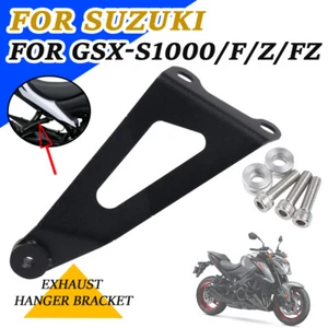 For SUZUKI GSXS1000 GSX-S1000 F Z FZ Exhaust Hanger Bracket Muffler Holder - Imagen 1 de 6