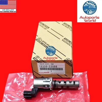 VÁLVULA DE CONTROL DE ACEITE DE DISTRIBUCIÓN ÁRBOL DE LEVAS ORIGINAL TOYOTA COROLLA MATRIX 1,8 L 15330-22050 Foto 1 de 4