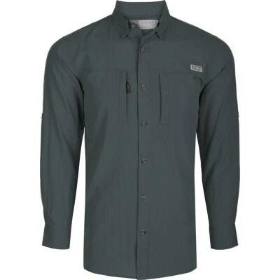 Drake Waterfowl Men's Classic Seersucker Minicheck Long Sleeve Shirt - Image 1 of 4