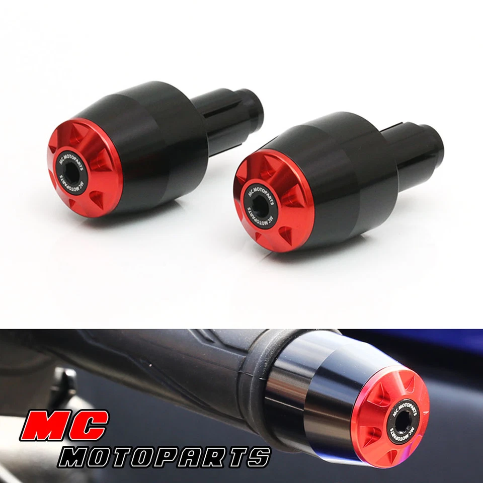 Red Racing Storm Bar Ends For Yamaha FZ6R FZ6N XJ6R 2011 2012 2013 - Image 1 of 1