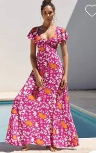 Mister Zimi Dusty Dress In Rosada Print Maxi Dress Size 12 Women’s - Picture 1 of 7