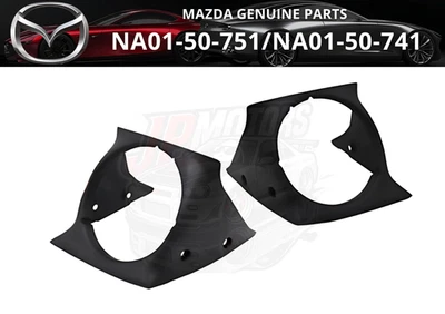 MAZDA Genuine MIATA Roadster NA6C NA8C Headlight Lamp Bezel Cover Set New JDM - Imagem 1 de 4