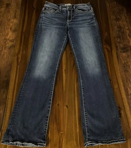 Pantalones de mezclilla BKE Stella corte boot calce ajustado tiro medio para mujer 29x31 1/2 (30 1/2) - Imagen 1 de 9