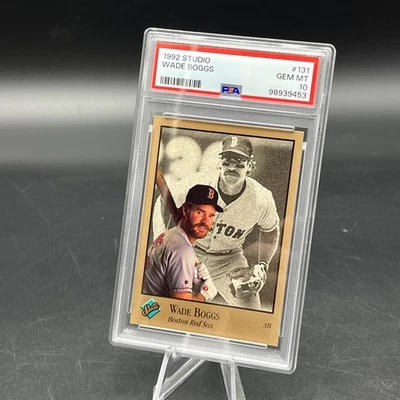 Leaf Studio Wade Boggs 1992, #131, gema como nueva PSA 10 Foto 1 de 3