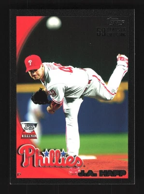 J.A. Happ Philadelphia Phillies 2010 Topps Black #89 SN /59 - Image 1 of 2
