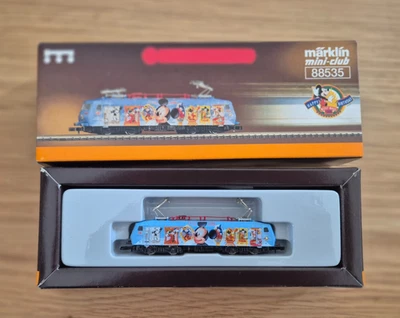 MäRKLIN MINI-CLUB 88535 MICKEY MOUSE LOCOMOTIVE 1998 DB 120   Z GAUGE NEVER USED - Image 1 of 4