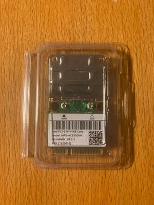 mini PCI-E WiFi 6 WLAN Karte - MPE-AXE3000H - BT5.3  inkl. 6dBi Wifi Antennen - Bild 1 von 4
