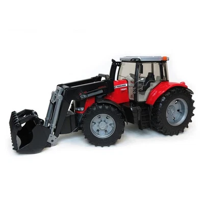 1/16 Massey Ferguson 7624 Tractor With Front End Loader, Bucket And Grapple 3047 - Image 1 of 4