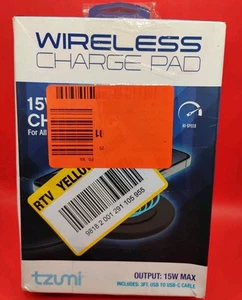 Tzumi 5352HD Hypercharge Fast Wireless Charging Pad - Picture 1 of 4