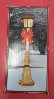 Poste de lámpara de pie de 7 pies 150 luces LED interiores/exteriores victorianas Navidad hogar y jardín Foto 1 de 4
