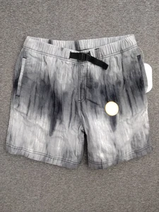 Wonder Nation Boys Black And Gray Buckle Up shorts Wonder Nation L 10-12 - Picture 1 of 9