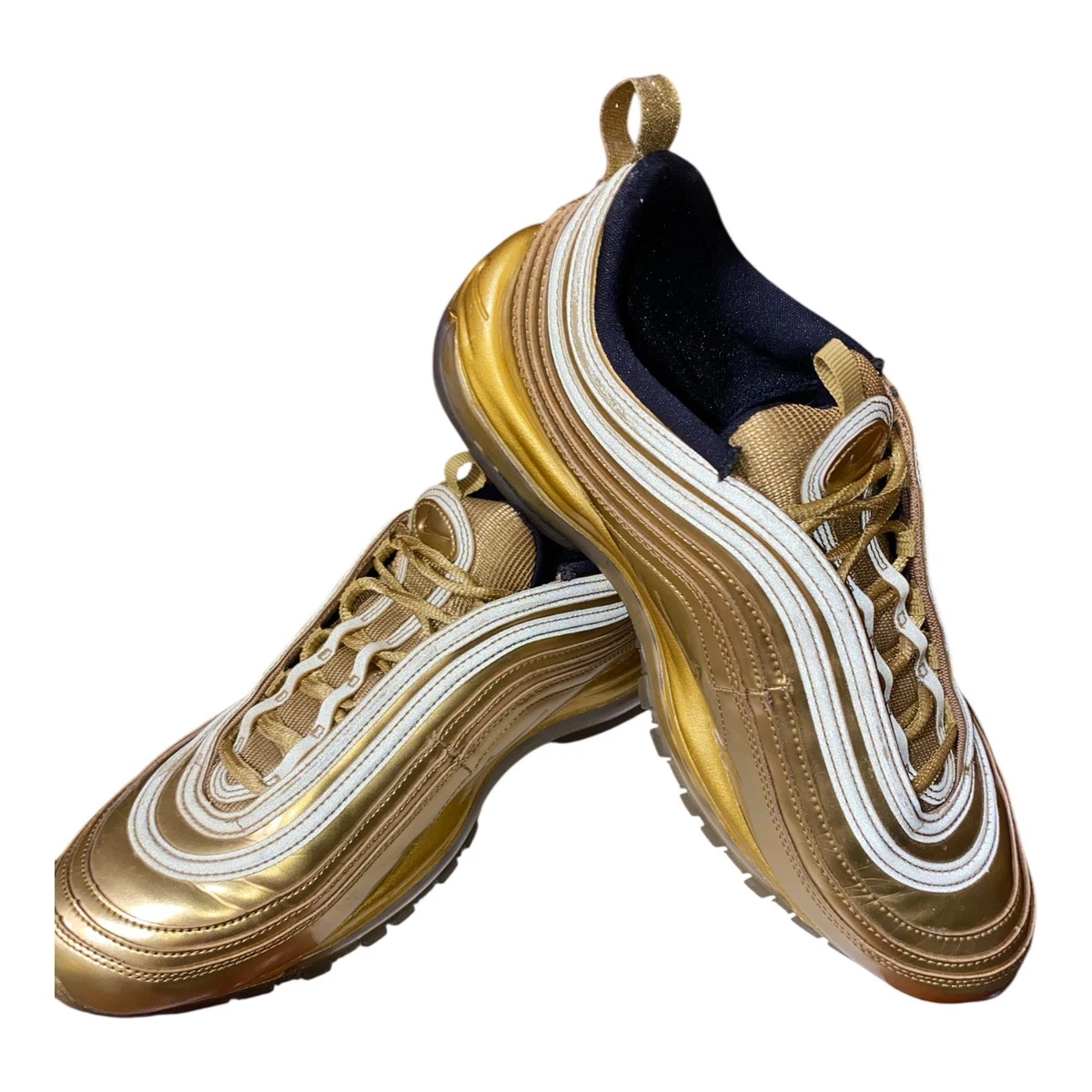 Preços baixos em Nike Air Max 97 OG QS Metallic Gold | eBay